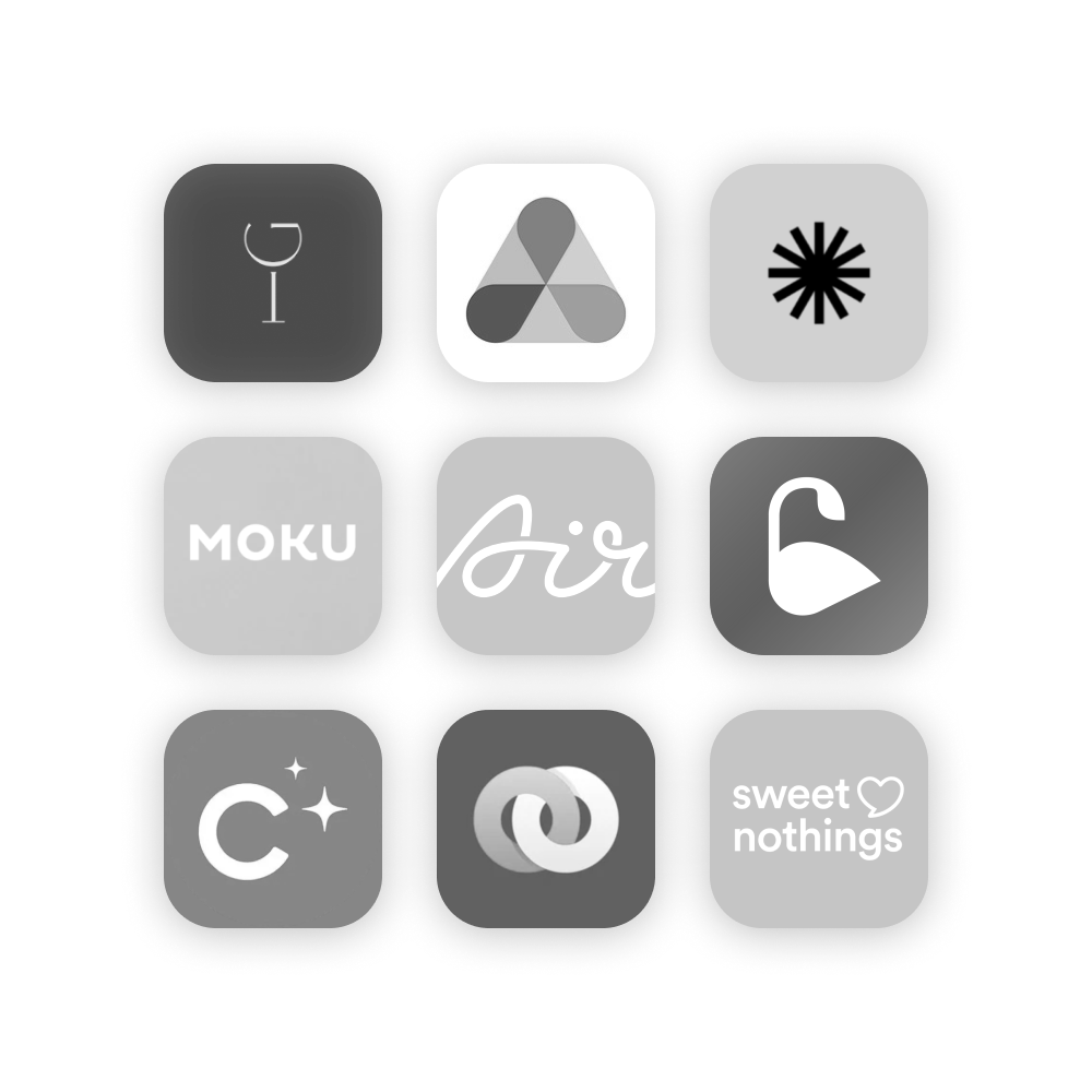 App icons of companies I've advised or invested in