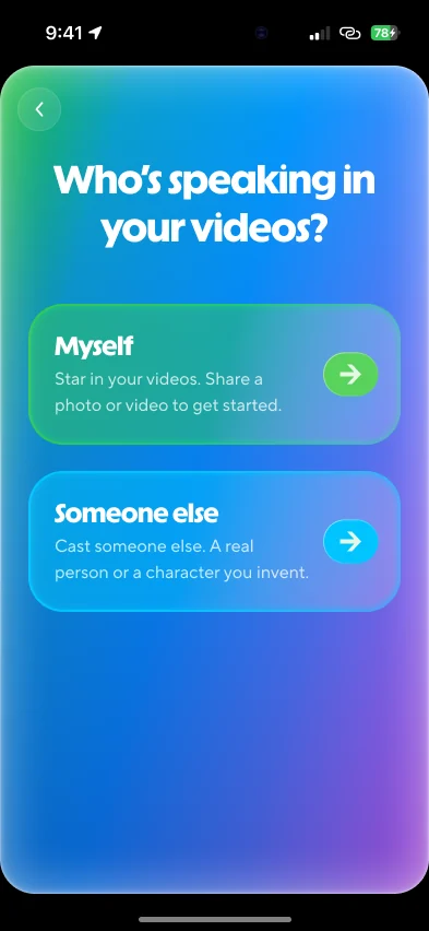 Who’s speaking in your videos? Myself, or someone else