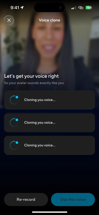 Let’s get your voice right: cloning your voice